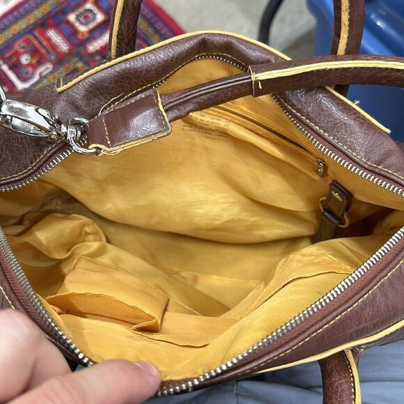 Matt & Nat Brown Satchel with Silver Details - Picture 5 of 5